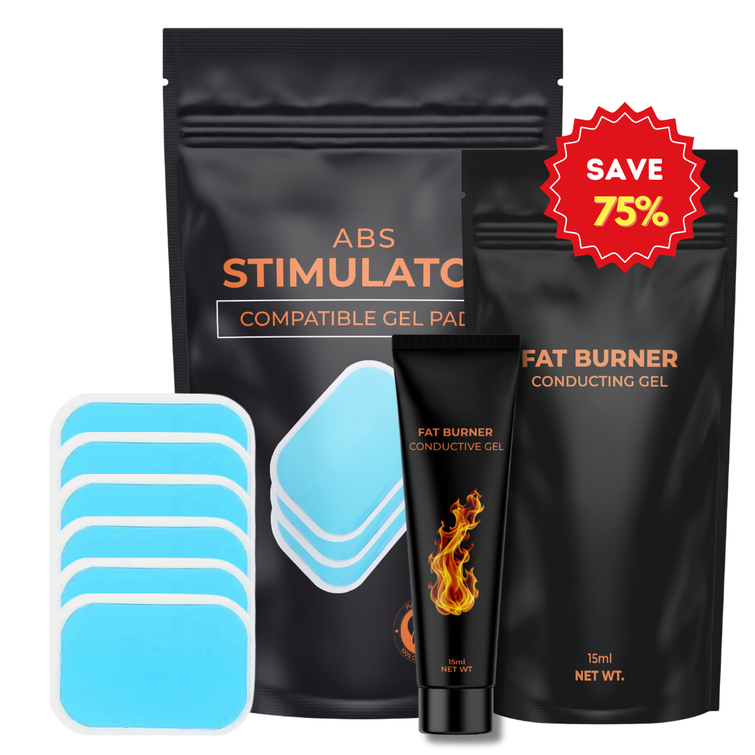 (Free Trial) x10 Compatible Gel Pads + x1 Fat Burner Conductive Gel